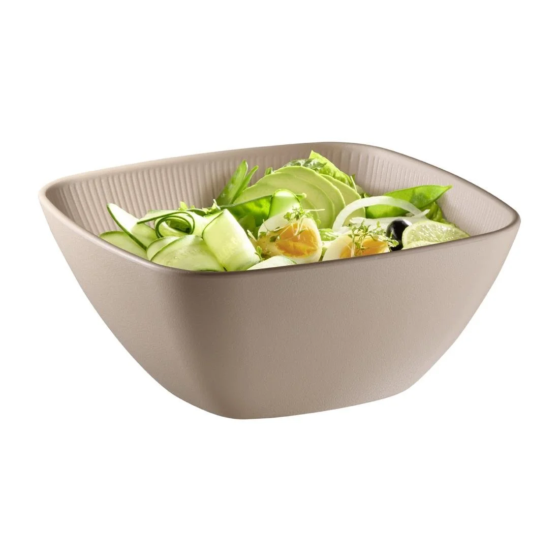 APS Nero Square Bowl Sand 250x250mm - Image 2