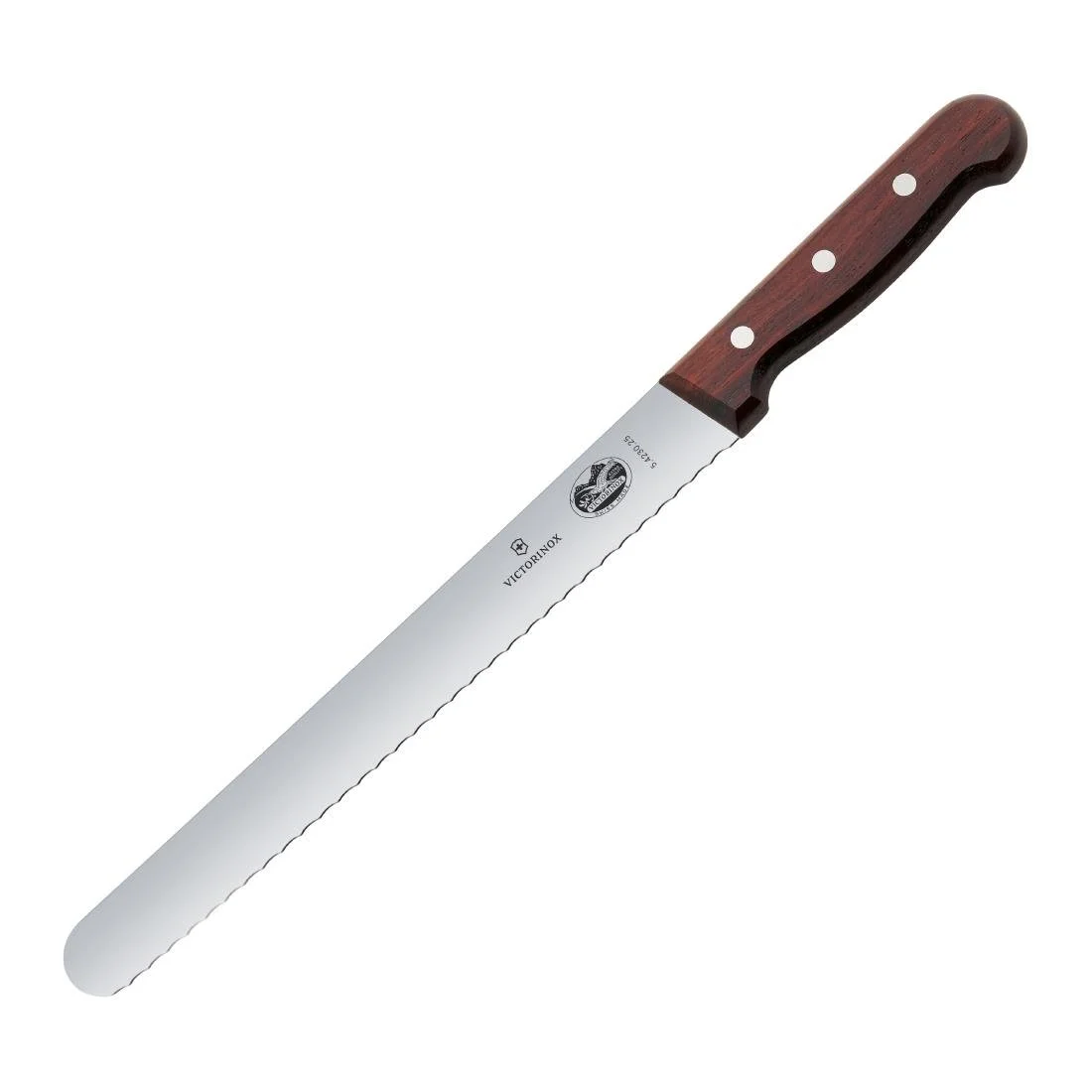 Victorinox Wavy Slicing Knife Wooden 25cm - Image 2