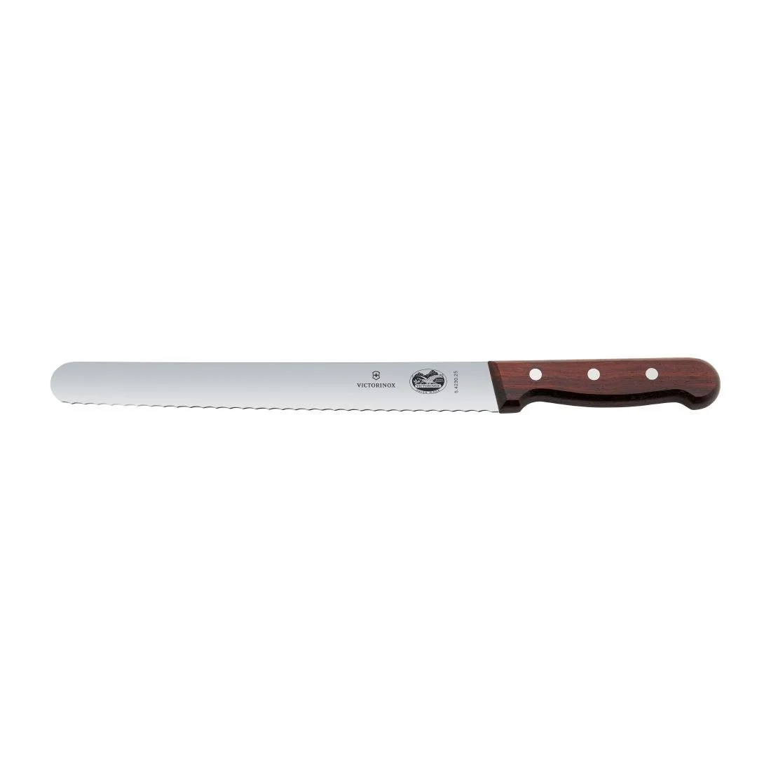 Victorinox Wavy Slicing Knife Wooden 25cm - Image 1