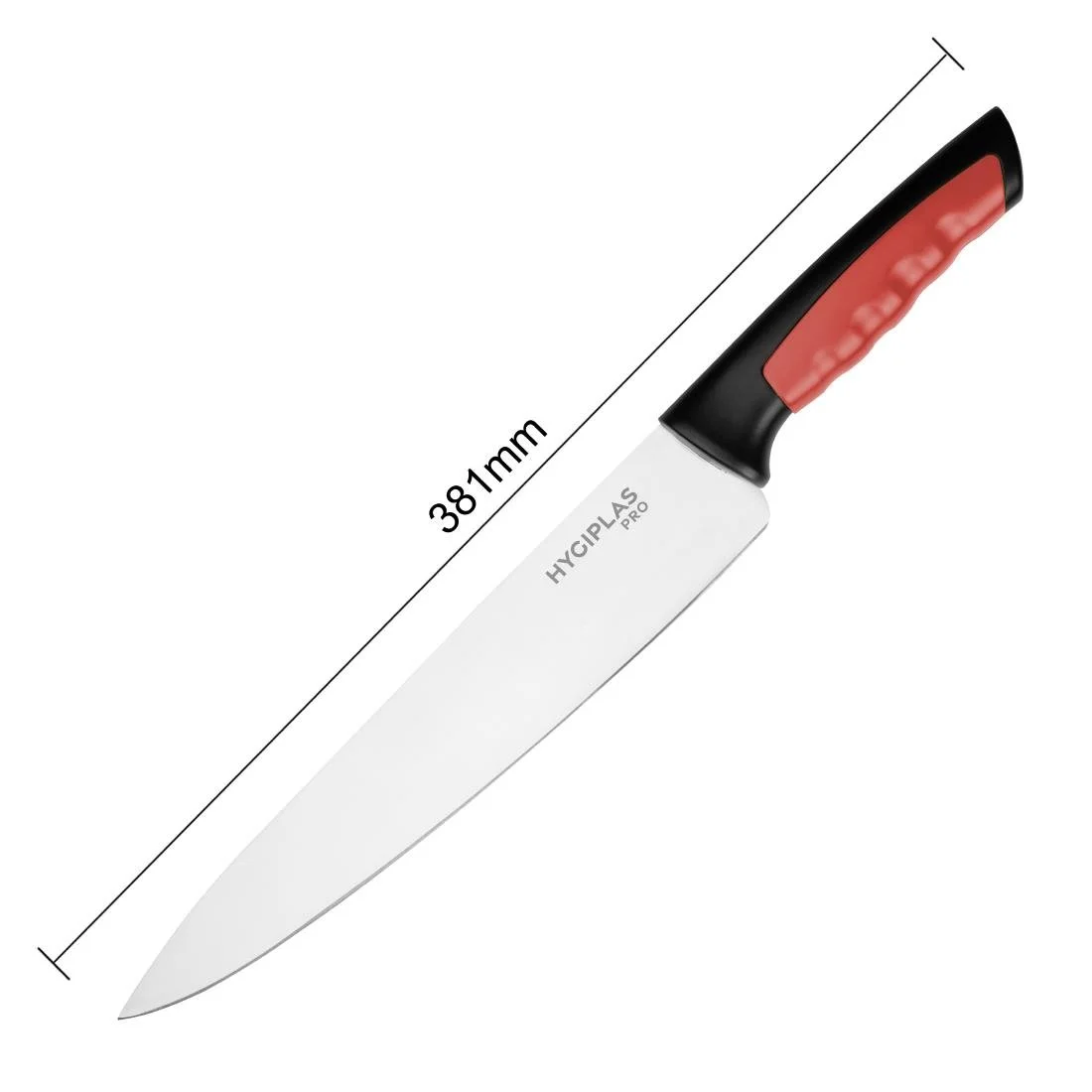 Hygiplas Pro Chef Knife Red 25cm - Image 5