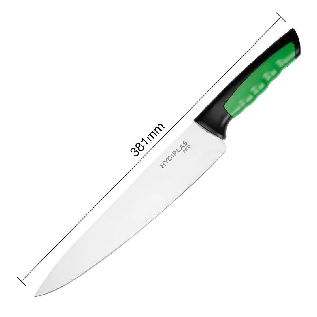 Hygiplas Pro Chef Knife Green 25cm - Image 5