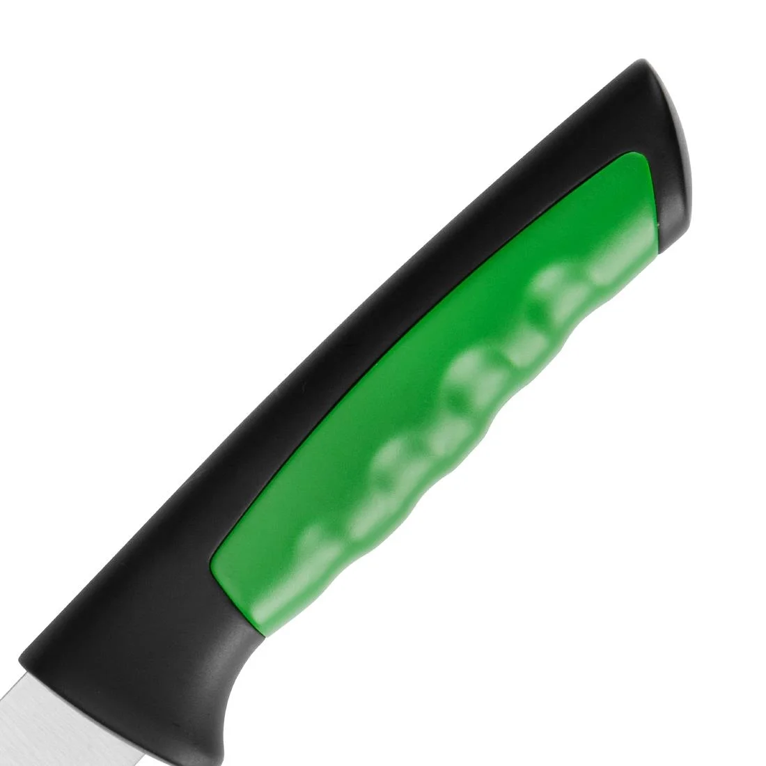 Hygiplas Pro Serrated Tomato Knife Green 10cm - Image 4