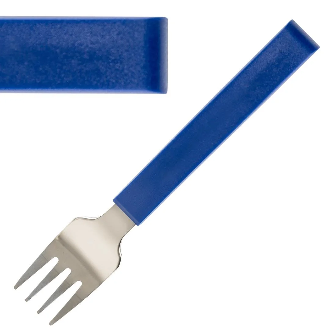 Amefa Select Straight Dessert Forks Blue (12 Pack) - Image 1