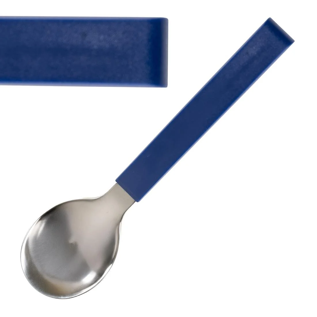 Amefa Select Straight Dessert Spoons Blue (12 Pack) - Image 1