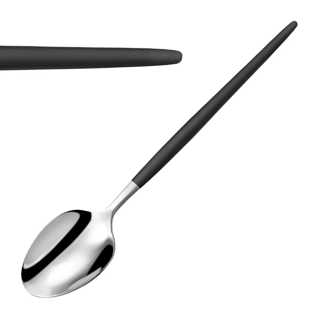 Amefa Soprano Dessert Spoons Black (12 Pack) - Image 1