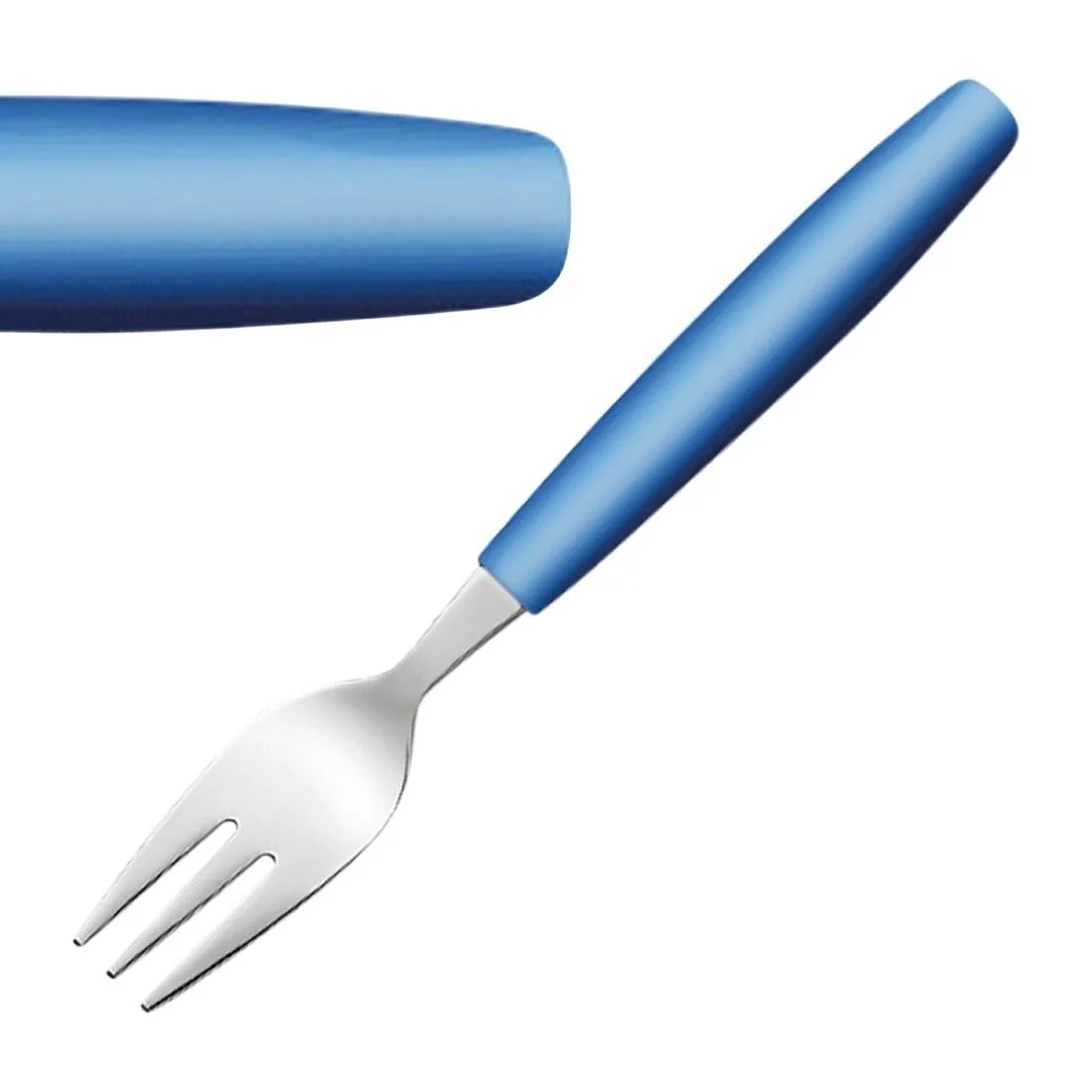 Amefa PIXEL Cake Forks Blue (12 Pack) - Image 1