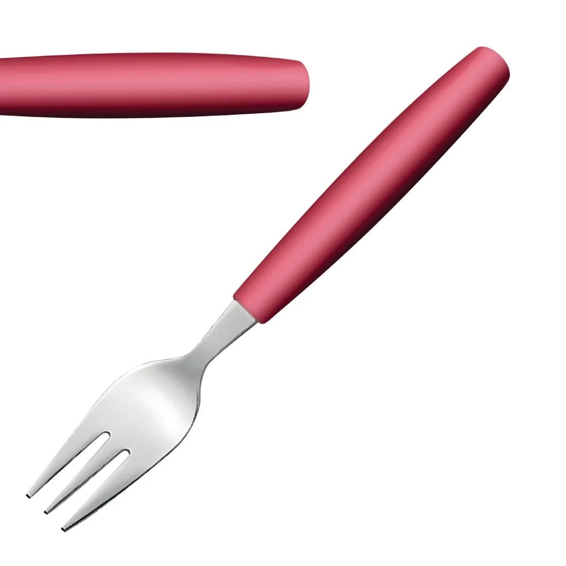 Amefa PIXEL Cake Forks Red (12 Pack)