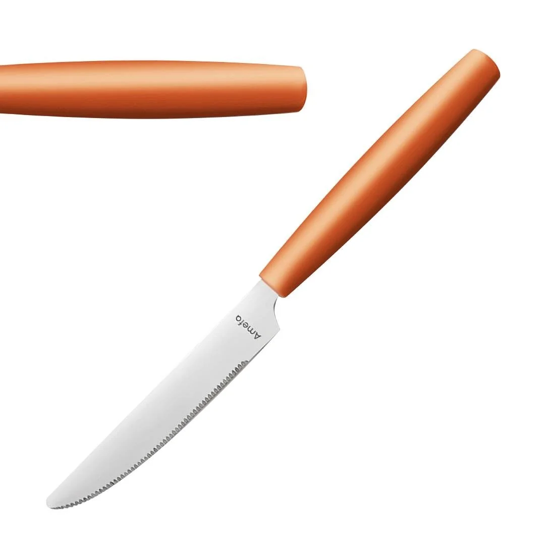 Amefa PIXEL Table Knives Orange (12 Pack) - Image 1