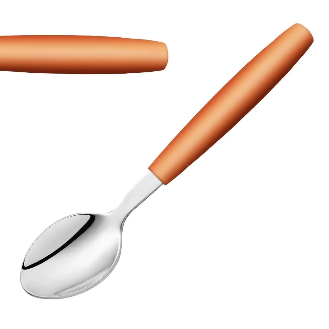 Amefa PIXEL Dessert Spoons Orange (12 Pack) - Image 1