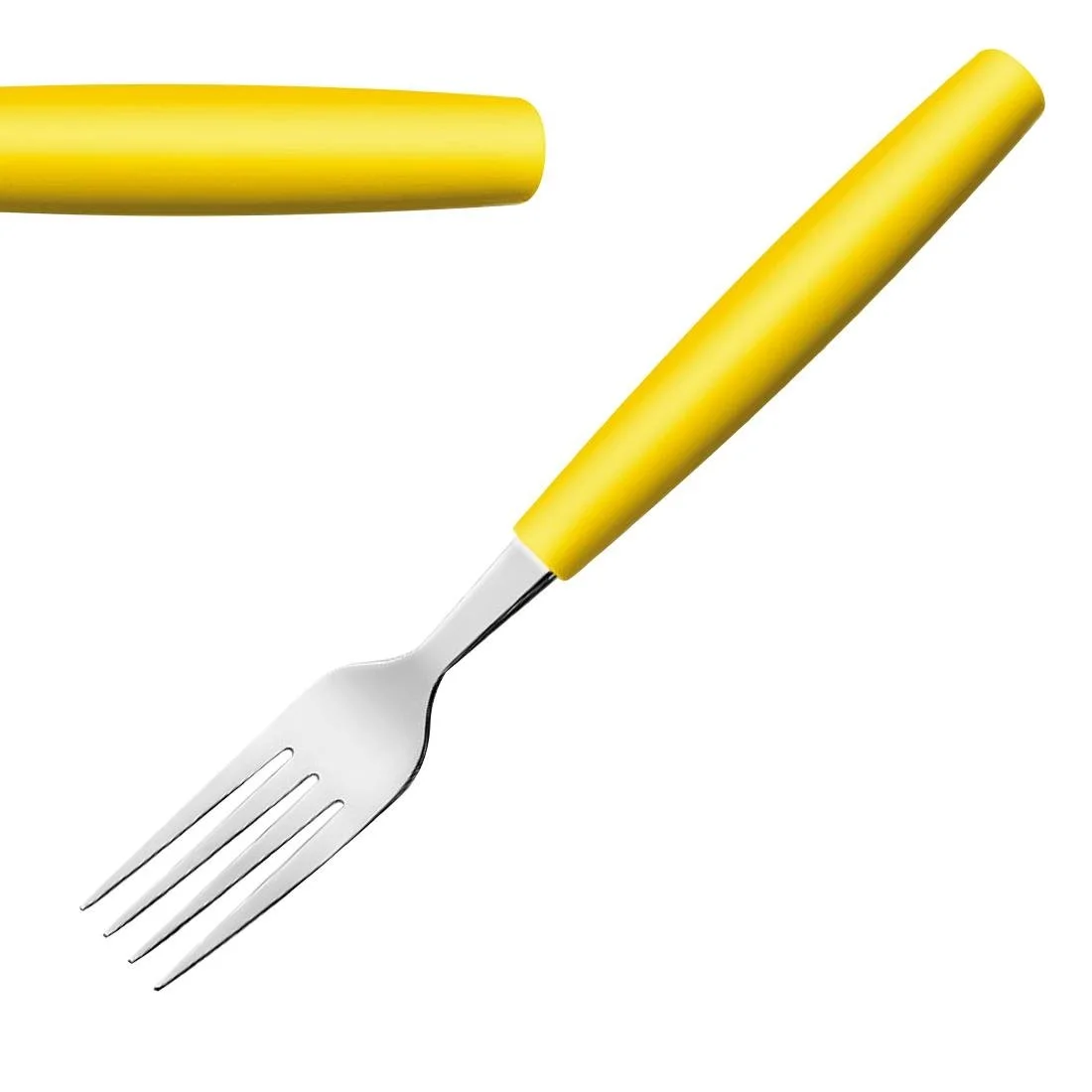 Amefa PIXEL Table Forks Yellow (12 Pack) - Image 1