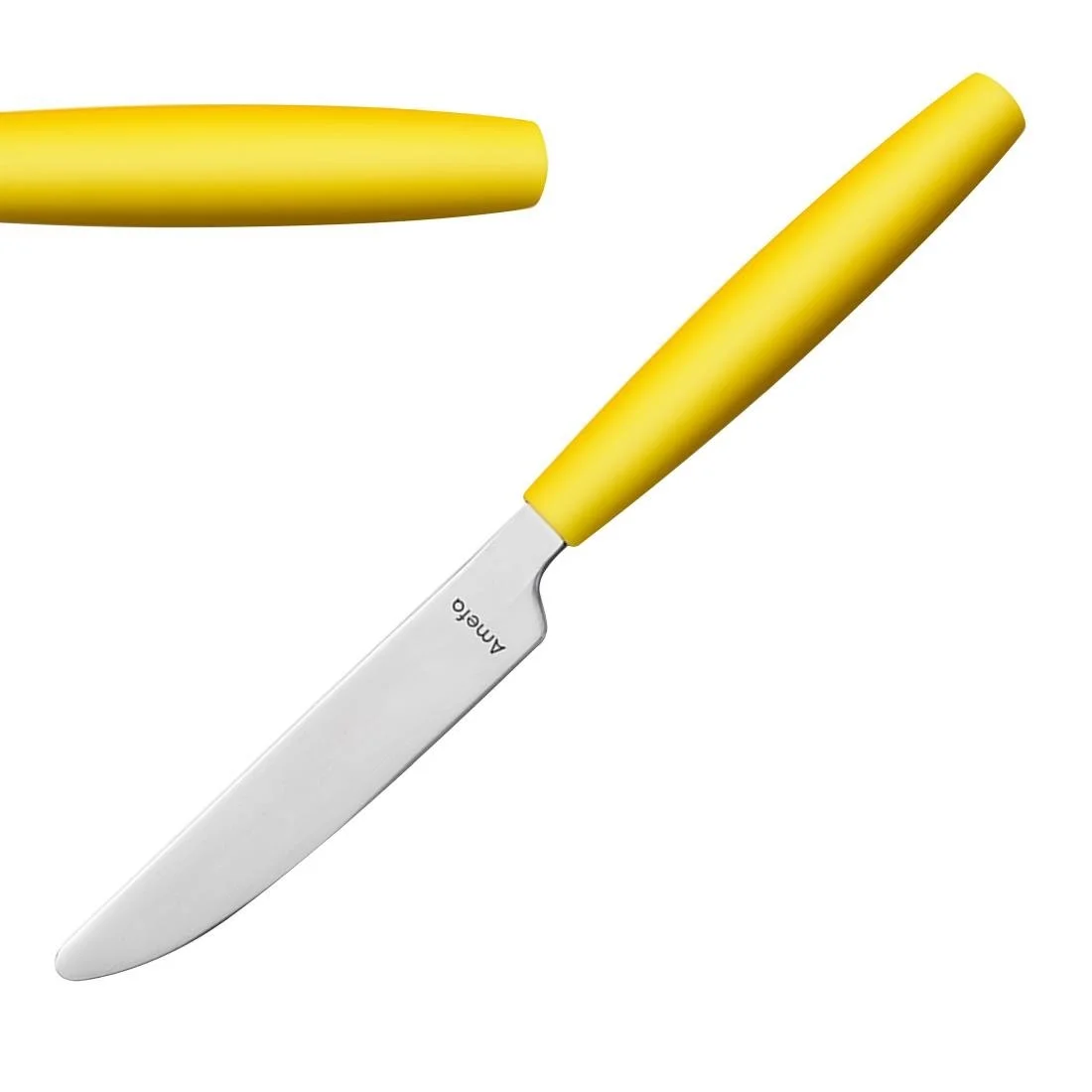 Amefa PIXEL Dessert Knives Yellow (12 Pack) - Image 1