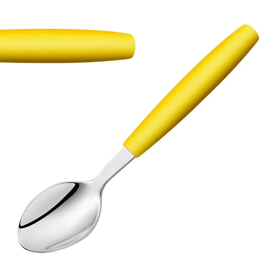 Amefa PIXEL Dessert Spoons Yellow (12 Pack) - Image 1
