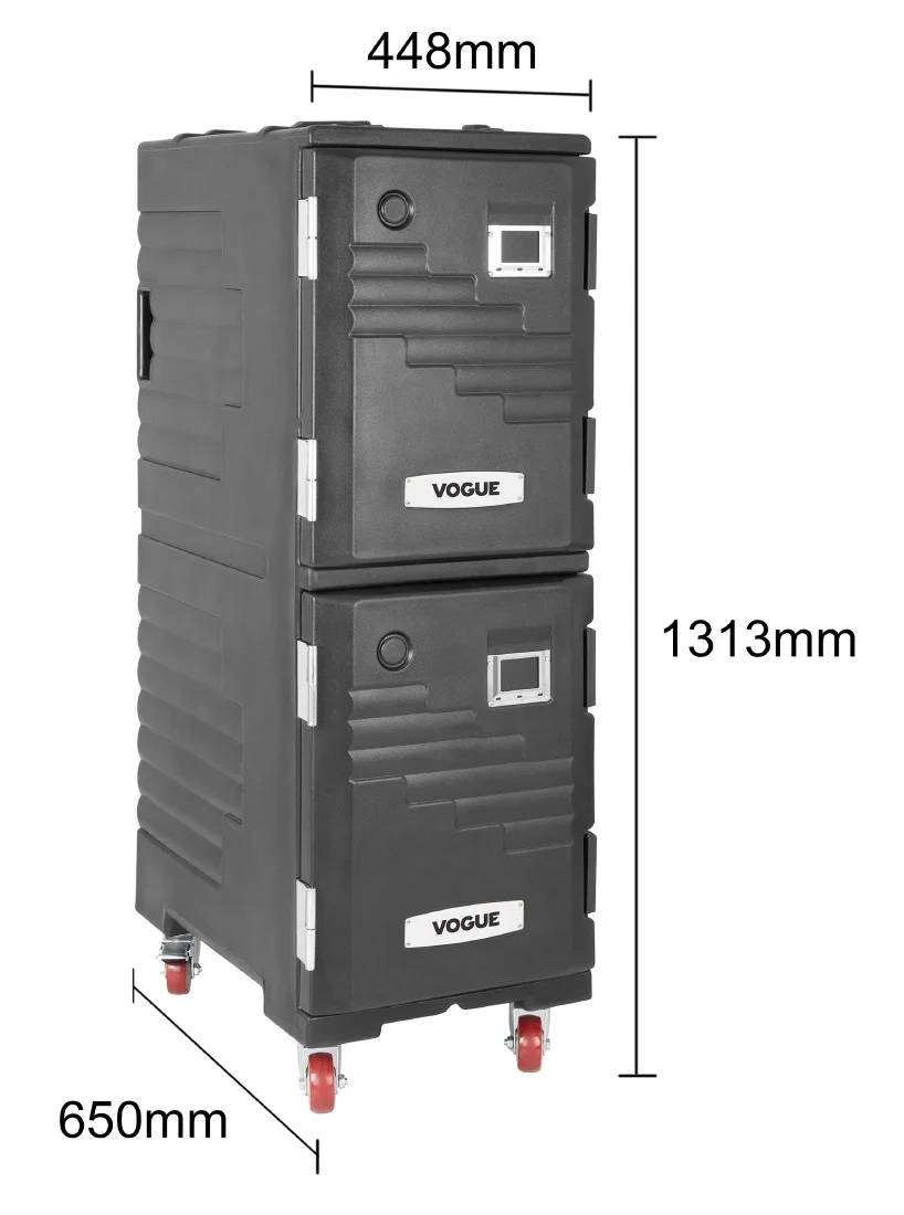 Vogue Double Stack Front Loading Heavy Duty Insulated GN Box - Image 9