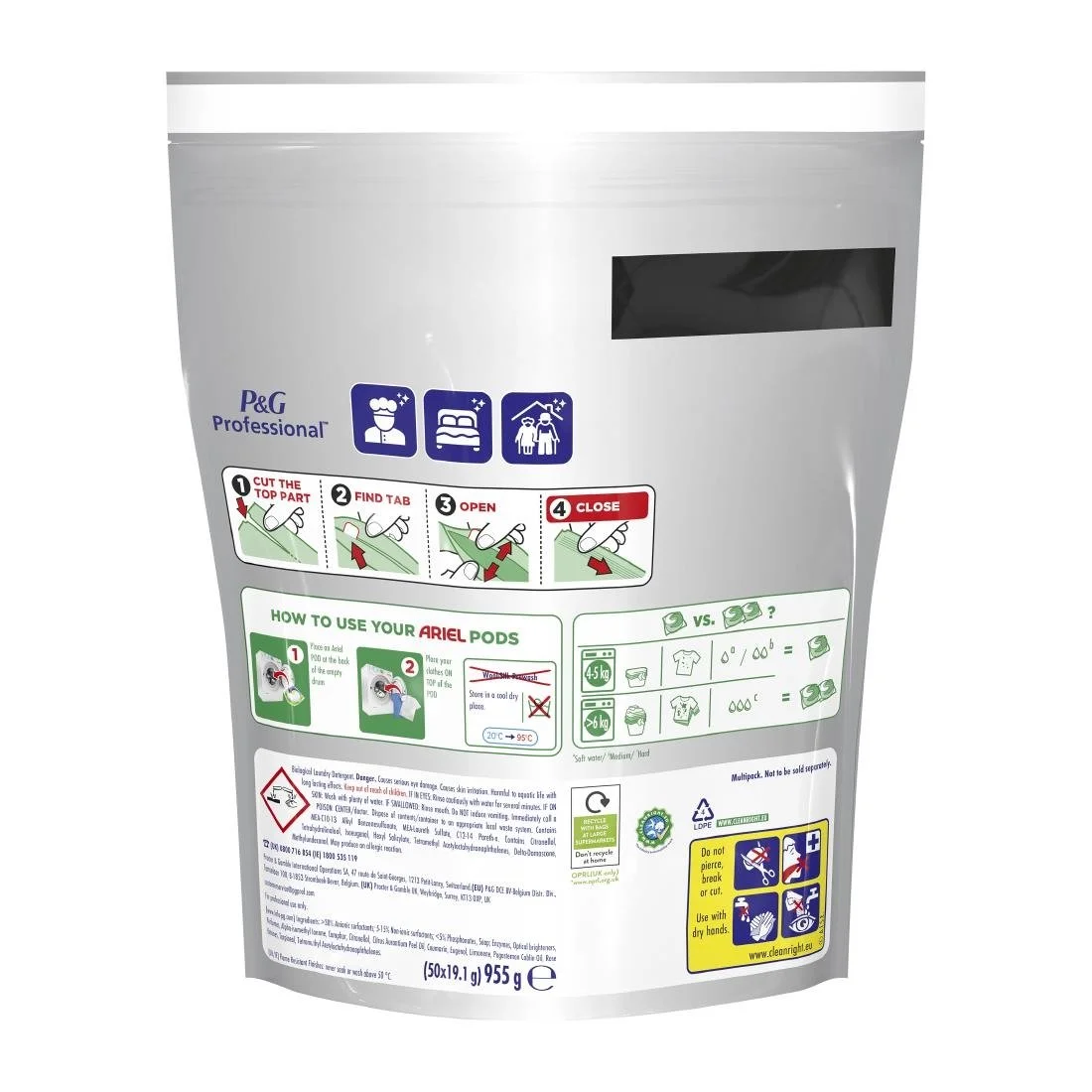 Ariel Professional Liquid Pods 50 Washes Original (2 Pack) - Image 2