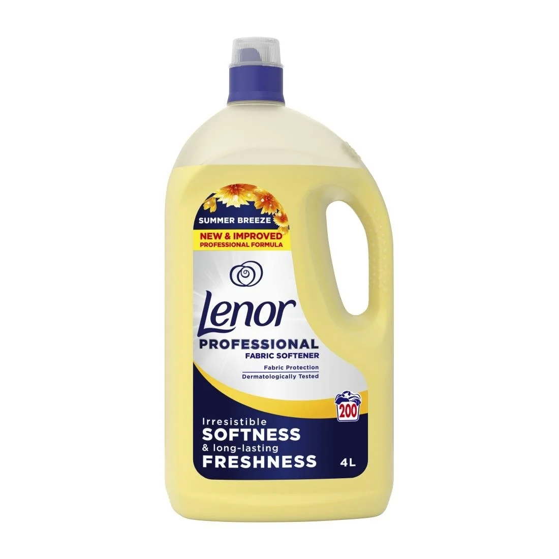 Lenor Professional Summer Breeze Fabric Softener 200 Washes 4Ltr (2 Pack)