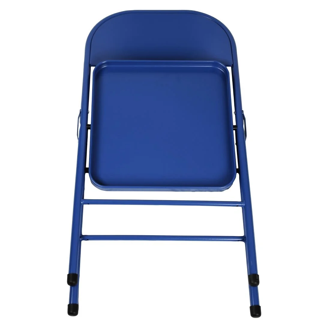 Bolero Metal Folding Chairs Blue (4 Pack) - Image 5