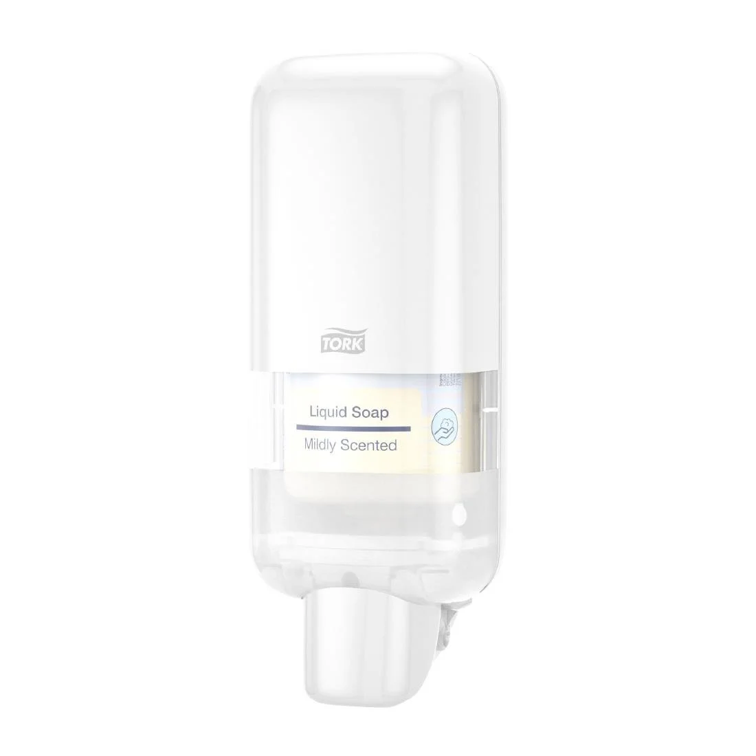 Tork S4 Soap and Sanitiser Dispenser White - Image 1