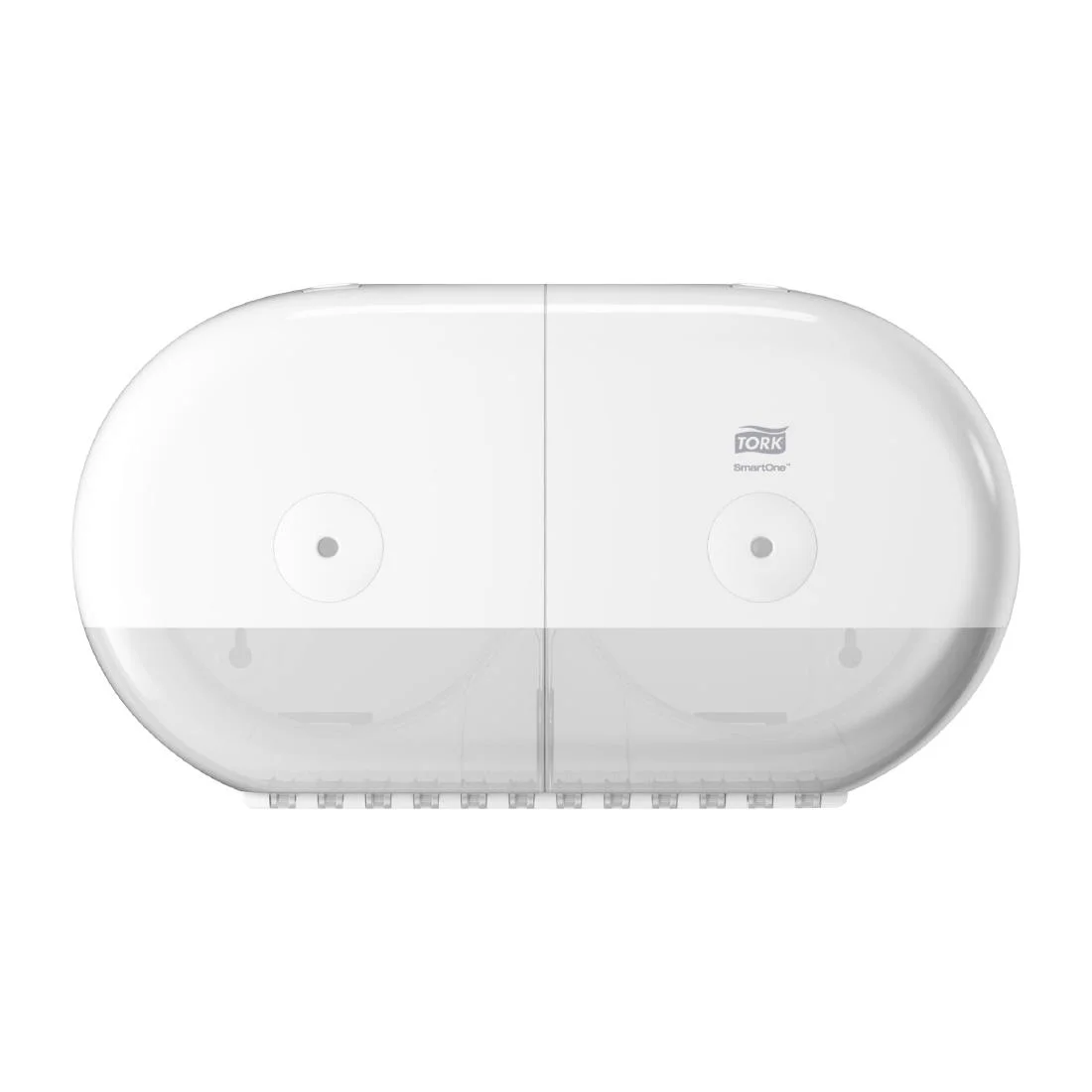 Tork SmartOne Mini Twin Toilet Roll Dispenser - Image 6