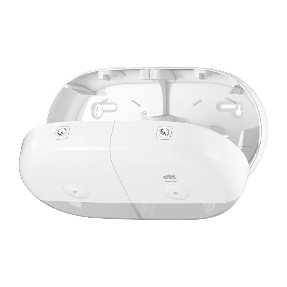 Tork SmartOne Mini Twin Toilet Roll Dispenser - Image 8