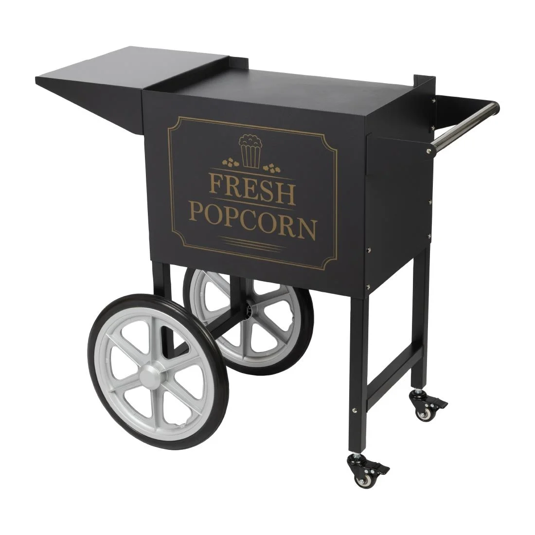 Haxro HX8588 Popcorn Machine and Cart Black - Image 3
