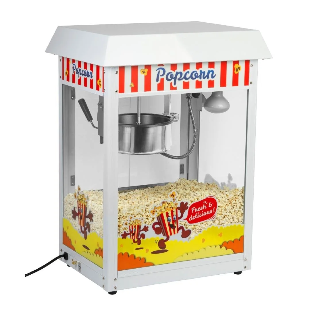Haxro HX8590 Popcorn Machine White - Image 2
