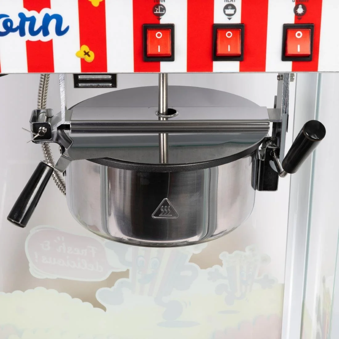 Haxro HX8590 Popcorn Machine White - Image 3