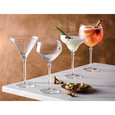 Royal Leerdam Bonheur Martini Glasses 240ml (6 Pack) - Image 2