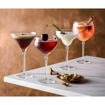 Royal Leerdam Bonheur Martini Glasses 240ml (6 Pack) - Image 3
