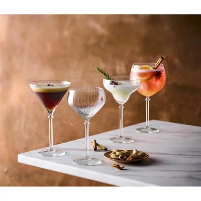 Royal Leerdam Bonheur Martini Glasses 240ml (6 Pack) - Image 4