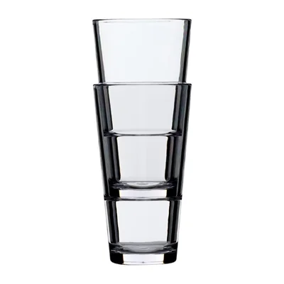glassFORever Collins Stacker Beer Glasses 570ml (CE Brim at 1pt) (24 Pack) - Image 2