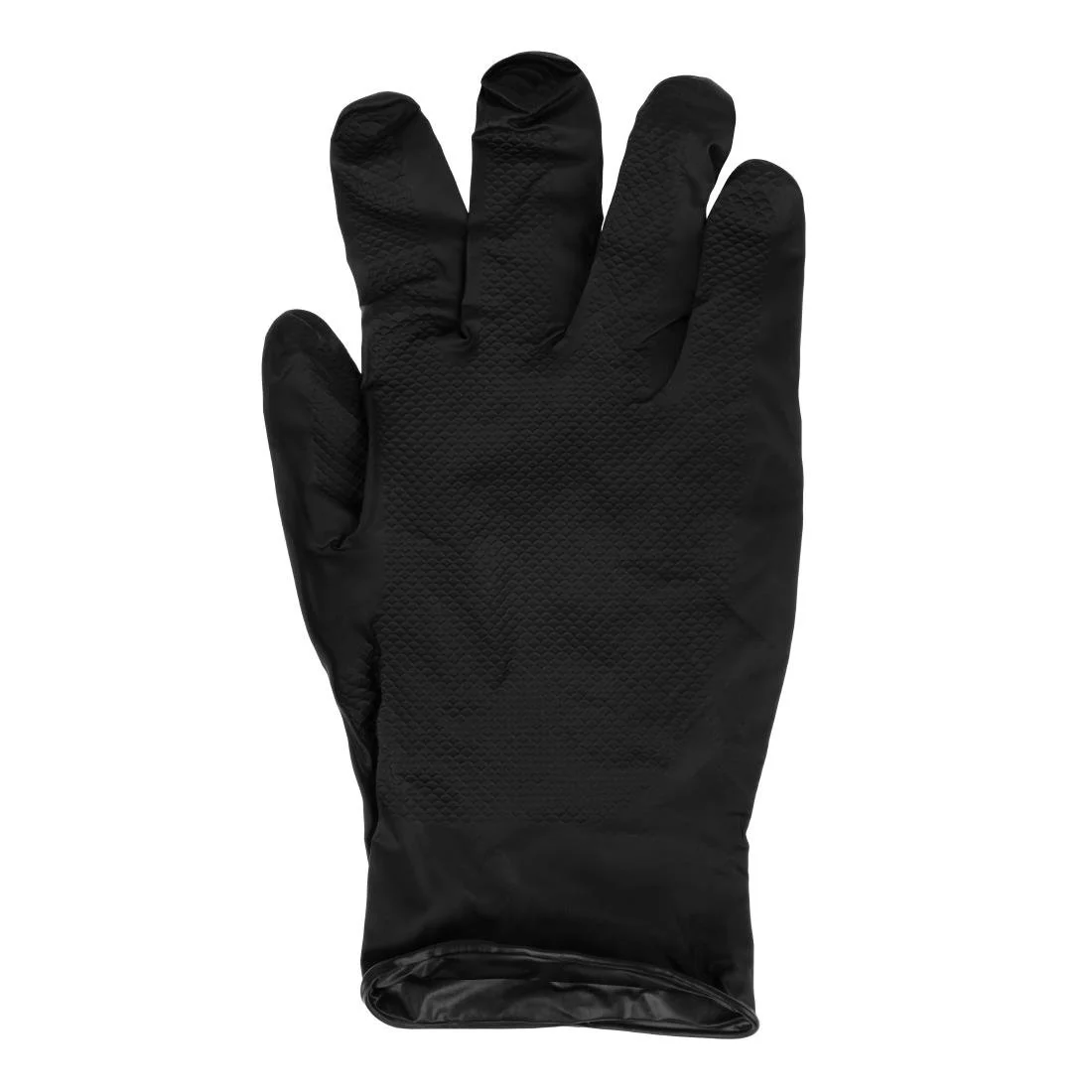 Grippaz HD Nitrile Powder-Free Disposable Gloves Black (50 Pack) - Image 4