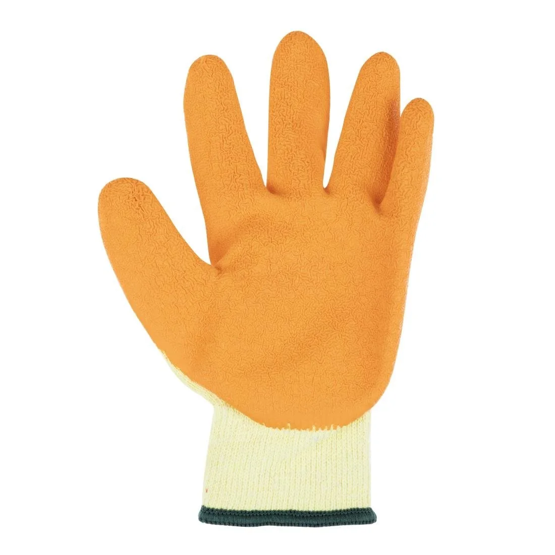 KeepSAFE GLO107 Latex Palm Gloves Orange (10 Pack) - Image 5