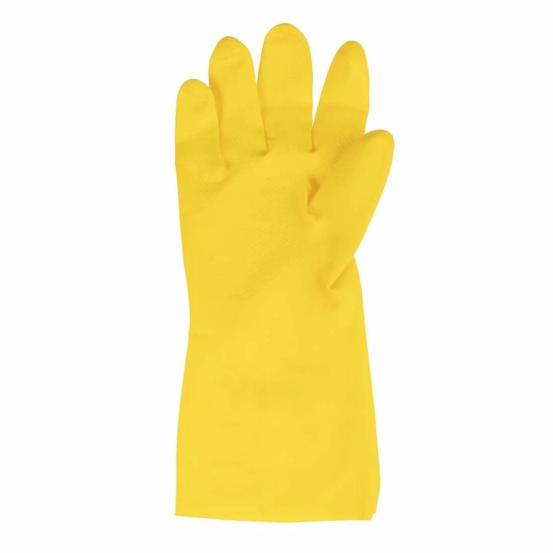 Ansell AlphaTec 87-190 Econohands Rubber Gloves Yellow (12 Pack) - Image 4
