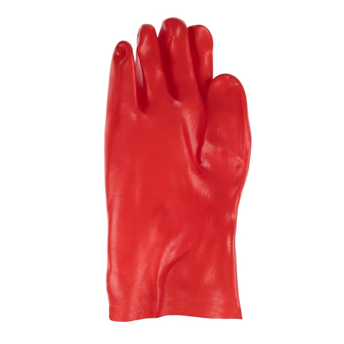 KeepSAFE PVC Coated Gauntlets Red 35cm (12 Pack) - Image 5