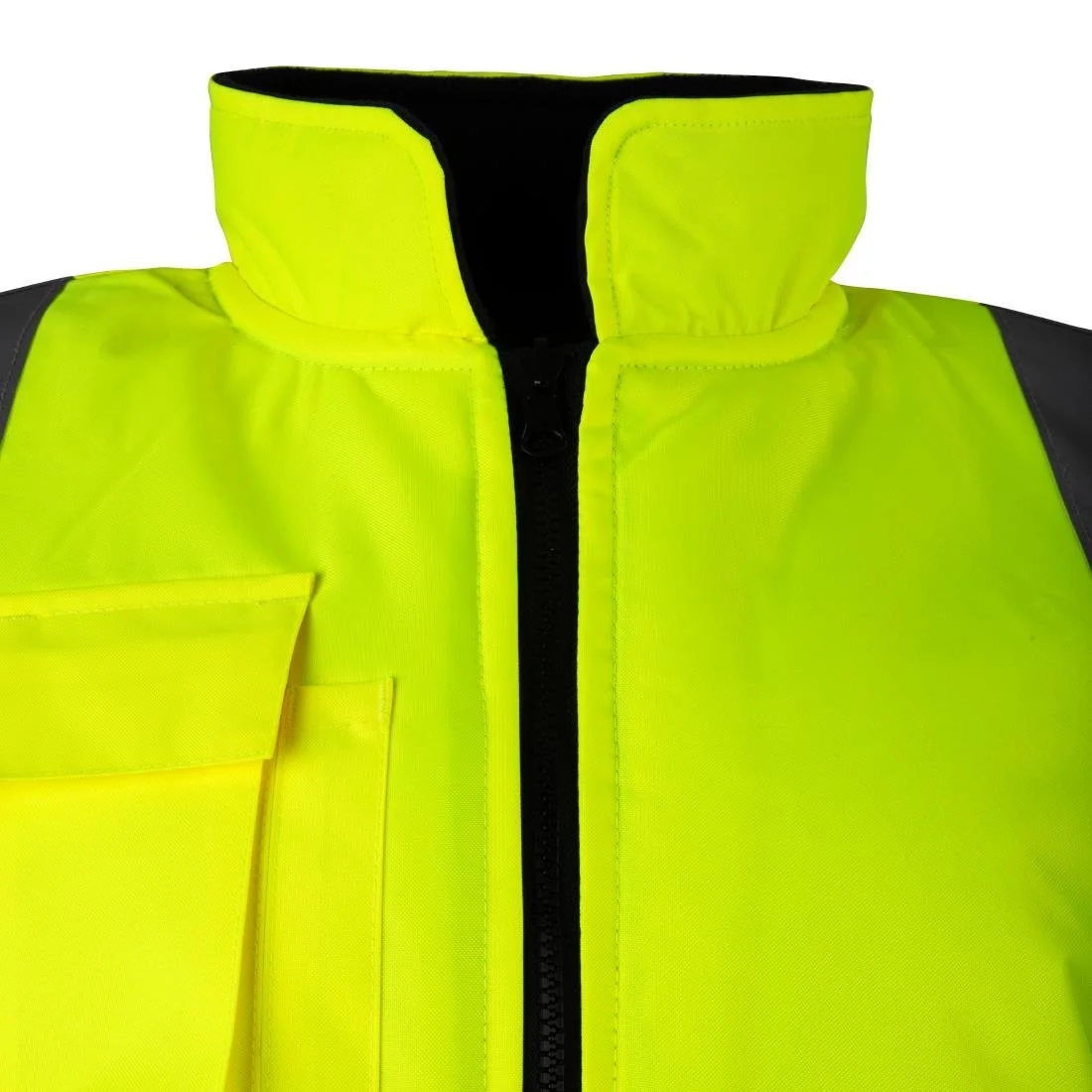 KeepSAFE Hi Vis Bodywarmer Reversible Yellow - Image 6