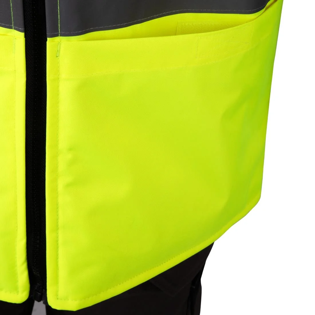 KeepSAFE Hi Vis Bodywarmer Reversible Yellow - Image 8