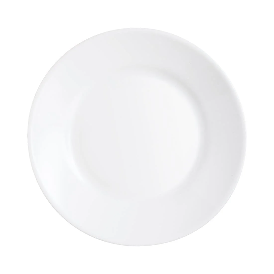 Arcoroc Opal Restaurant Wide Rim Plates 195mm (6 Pack)