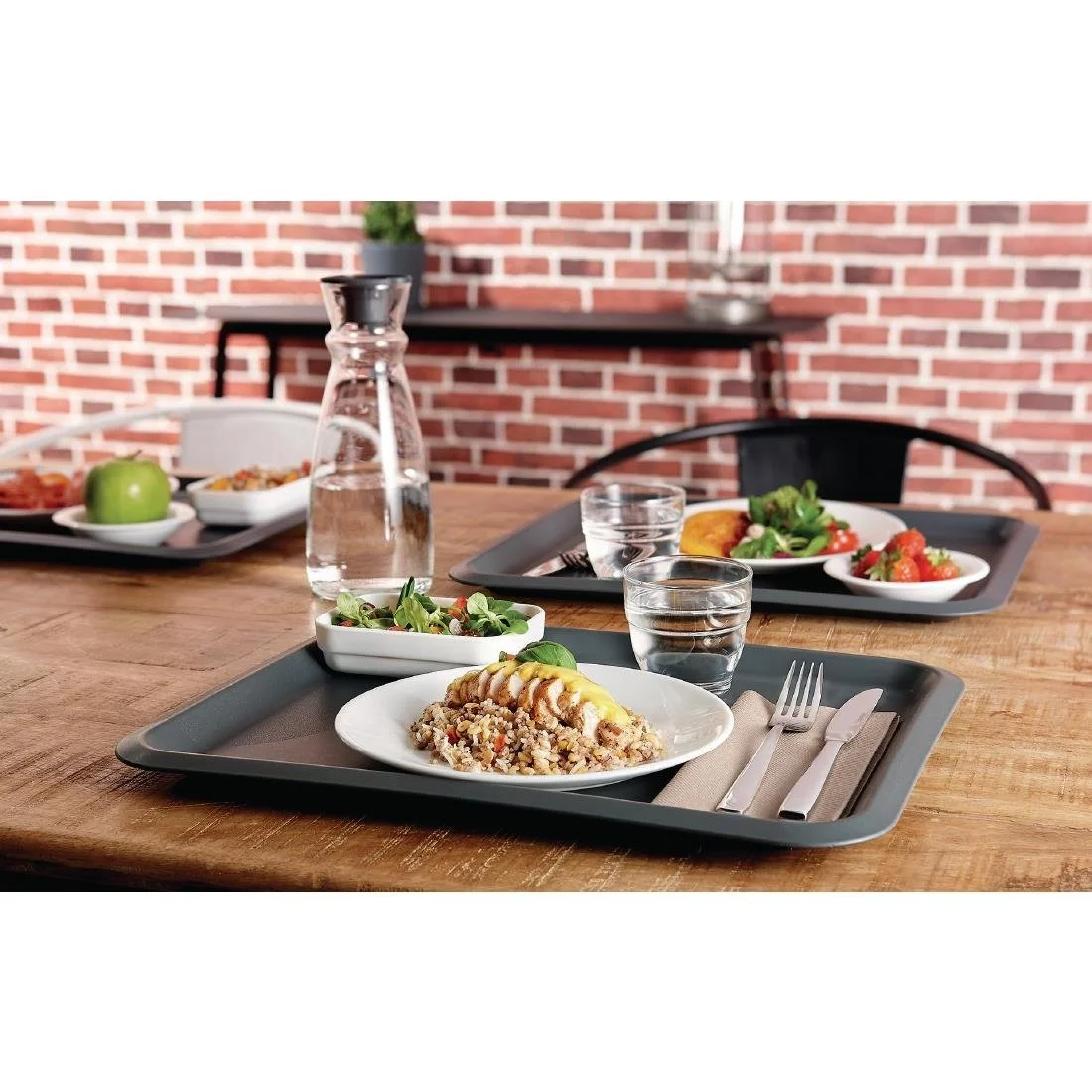 Arcoroc Opal Restaurant Wide Rim Plates 235mm (6 Pack) - Image 4