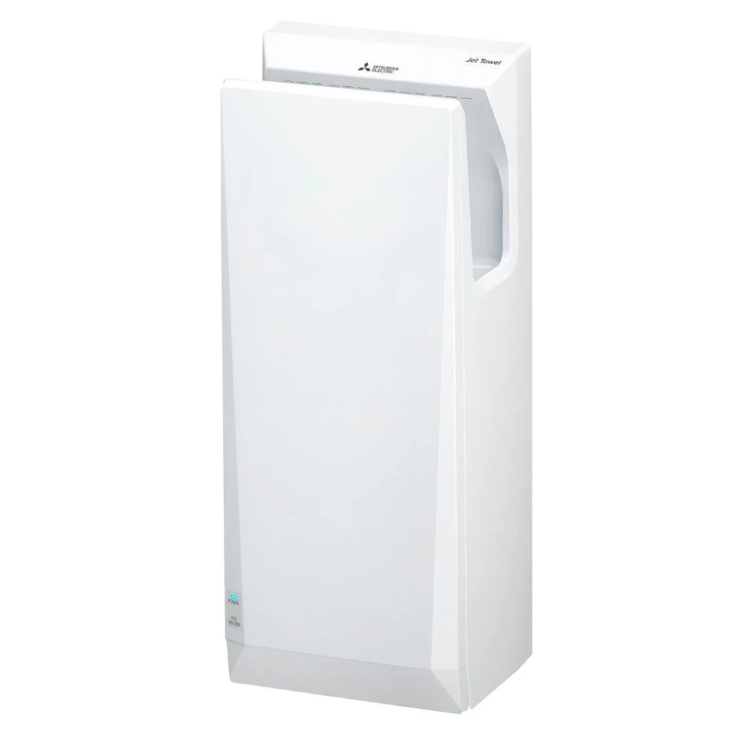 Mitsubishi Wave i01 Jet Towel Slim Heated Hand Dryer White - Image 1