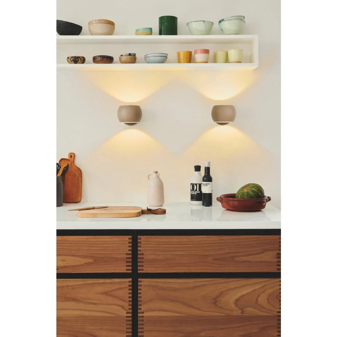Nordlux Belir Indoor Wall Light Brown - Image 2