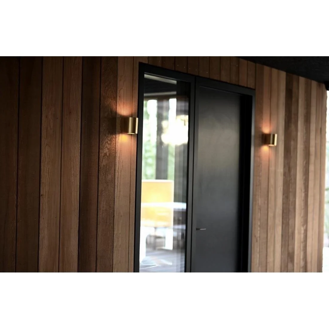 Nordlux Canto 2 Outdoor Wall Light Brass - Image 3