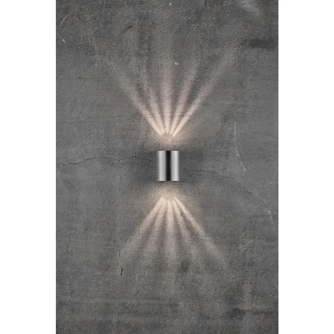 Nordlux Canto 2 Outdoor Wall Light Stainless Steel - Image 6