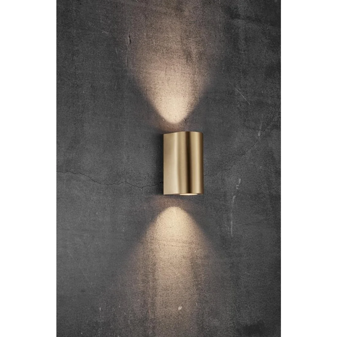 Nordlux Canto Maxi 2 Outdoor Wall Light Brass - Image 2