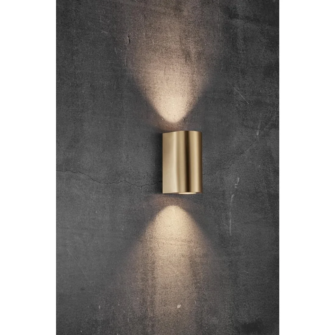 Nordlux Canto Maxi 2 Outdoor Wall Light Brass - Image 2