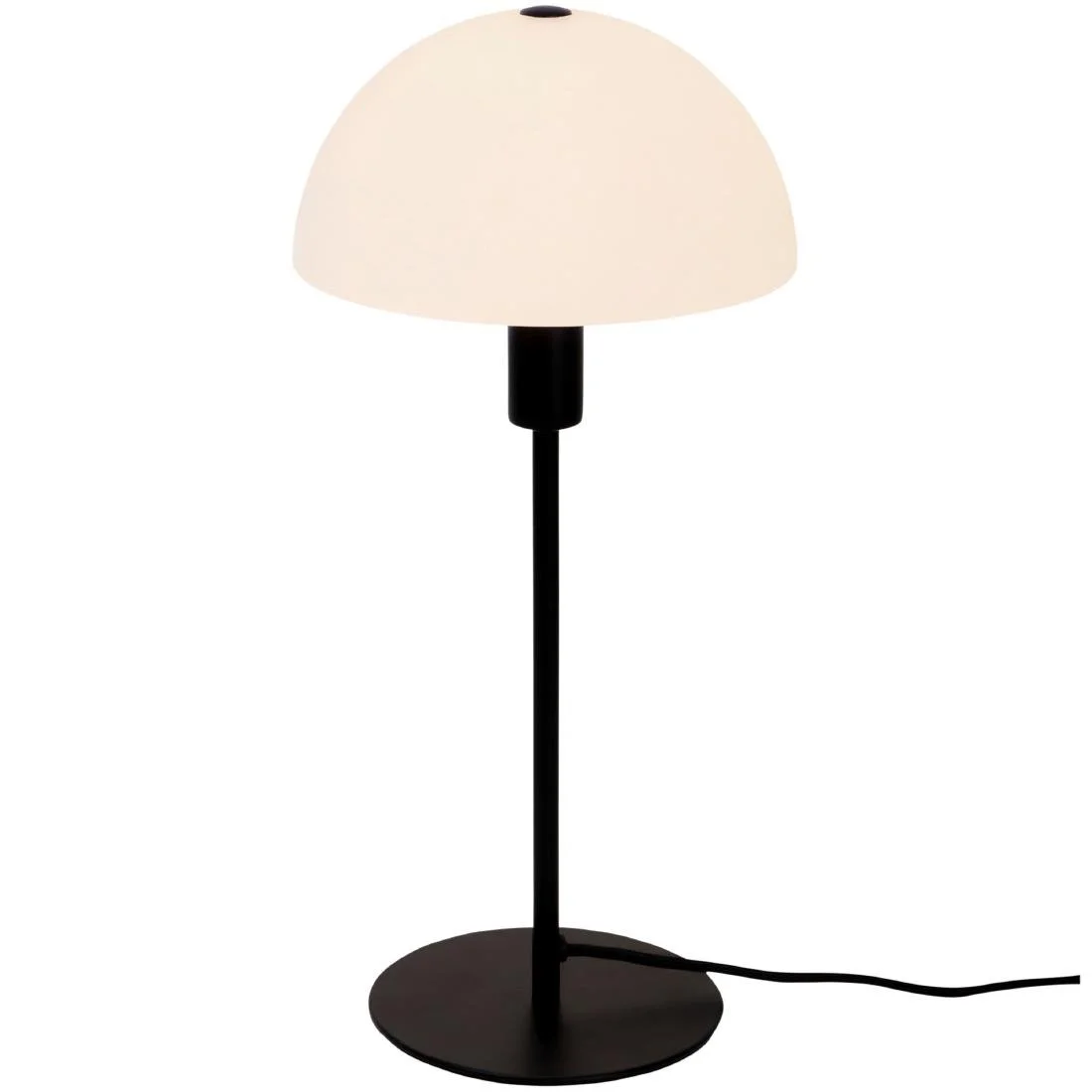 Nordlux Ellen 20 Indoor Table Lamp Black, Glass Shade - Image 1