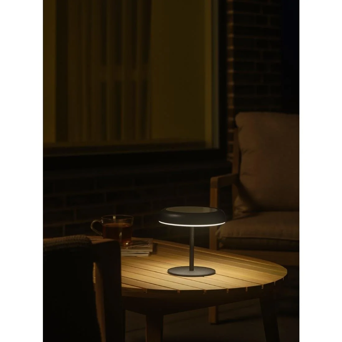 Nordlux Elmer Solar Outdoor Battery Light Black - Image 2