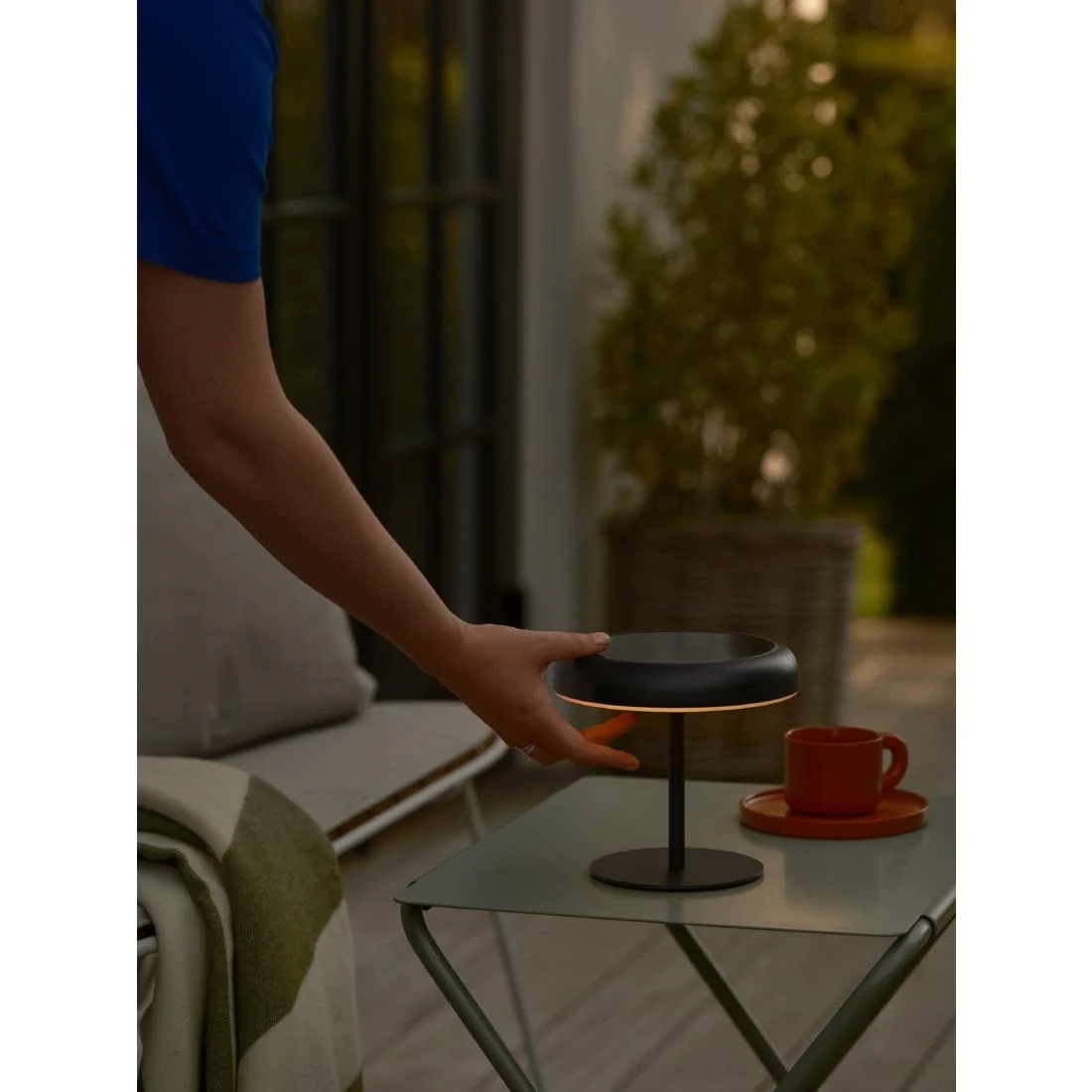 Nordlux Elmer Solar Outdoor Battery Light Black - Image 4