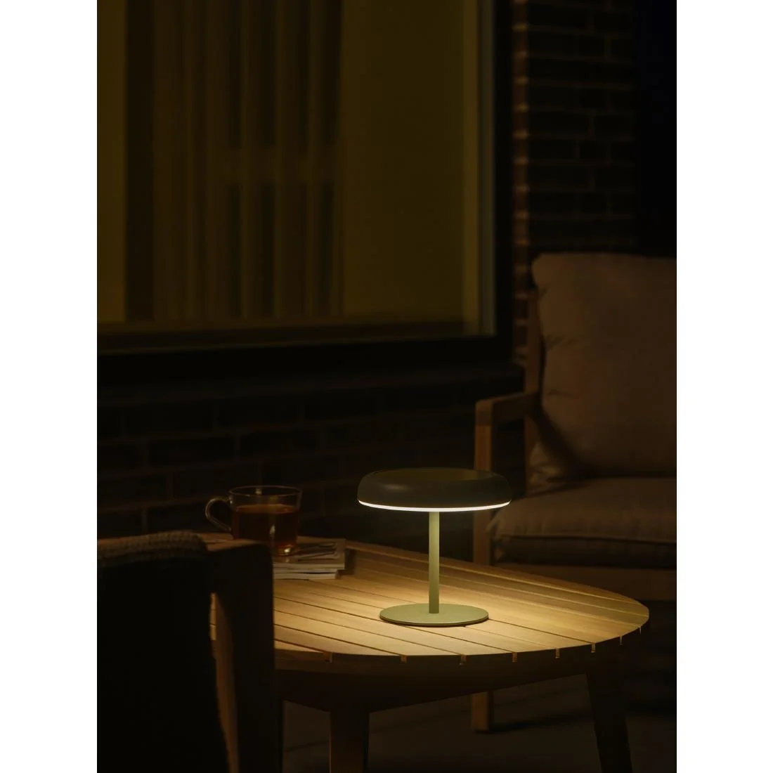 Nordlux Elmer Solar Outdoor Battery Light Green - Image 6