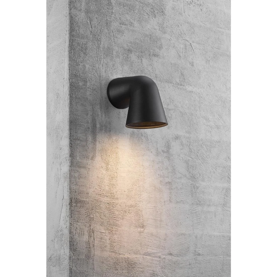 Nordlux Front Single Outdoor Wall Light Black - Image 3