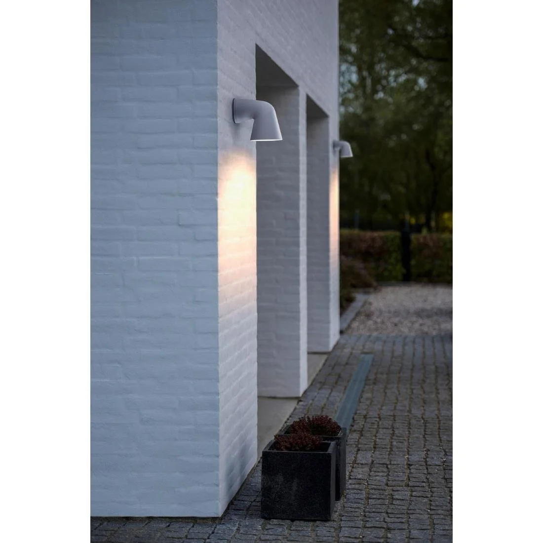 Nordlux Front Single Outdoor Wall Light White - Image 2